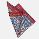 Nebbiolo - Silk Pocket Square - Red