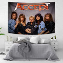 Red yellow & blue band tapestry flag bedroom fabric wall art