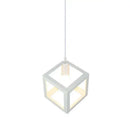 Red yellow & green elegant square chandelier kitchen pendant light