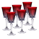 Colored Crystal Glasses Set