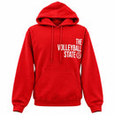 Red Volleyball State Hoodie | Multiple Sizes | Small Town Famous