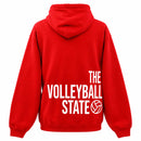 Red Volleyball State Hoodie | Multiple Sizes | Small Town Famous