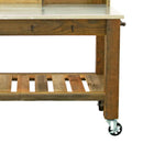 Redwood Potting Table