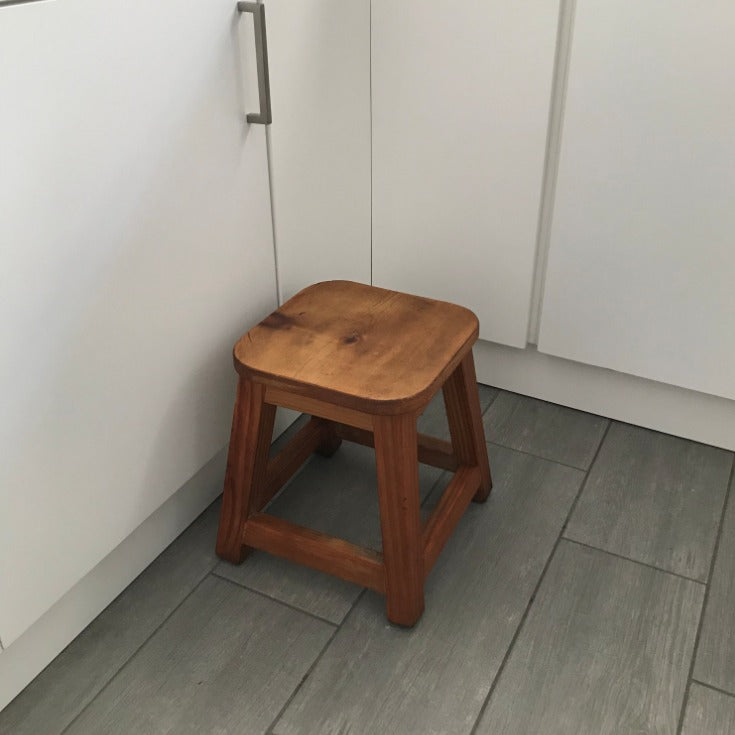 Redwood Foot Stool