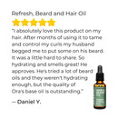 Refresh, Beard and Hair Oil