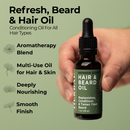 Refresh, Beard and Hair Oil