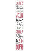 Reindeer Christmas Porch Sign