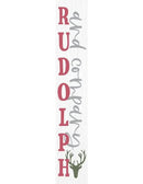Reindeer Christmas Porch Sign