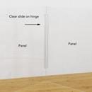 Add-On Replacement Panel/Hinge  (For Low Zig Zag Gate)