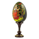 Young Girl in the Garden Collectible Wooden Easter Egg 6.25 Inches