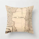 Retro black camera print cushion cover living room decor