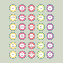 Retro Colors Spice Labels