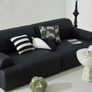 Retro dark green zebra embroidered jacquard luxury pillow cover bedroom