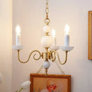 Retro decorbites cream white led chandelier dining room pendant light