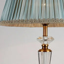 Retro emerald green crystal floor lamp – living room stand light