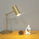 Retro gold adjustable angle floor lamp – bedroom reading light