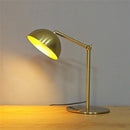 Retro gold adjustable angle floor lamp – bedroom reading light