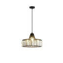 Retro gold decorbites crystal led pendant light for dining room
