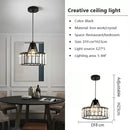 Retro gold decorbites crystal led pendant light for dining room