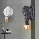Retro gray decorbites gorilla resin wall lamp bedroom lighting