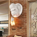 Retro gray decorbites gorilla resin wall lamp bedroom lighting