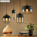 DecorBites™ 1 Light Pendant Lighting Retro Industrial Style Glass Pendant Ceiling Lights for Restaurant