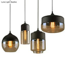 DecorBites™ 1 Light Pendant Lighting Retro Industrial Style Glass Pendant Ceiling Lights for Restaurant