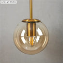 Retro modern glass smoked globe wall lamps for bedroom lighting