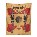 DecorBites™ Constellation Tarot Tapestry: Retro Modern Woman Wall Hanging & Room Decor