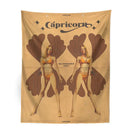 DecorBites™ Constellation Tarot Tapestry: Retro Modern Woman Wall Hanging & Room Decor