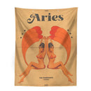 DecorBites™ Constellation Tarot Tapestry: Retro Modern Woman Wall Hanging & Room Decor