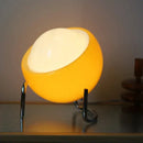 Retro orange glass table lamp bedroom night light