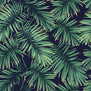 Retro Palm Leaves on Dark Wallpaper