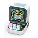Retro pixel art black bluetooth speaker led display board bedroom