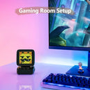 Retro pixel art black bluetooth speaker led display board bedroom