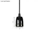 Retro style red ceramic pendant light – kitchen hanging fixture