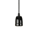 Retro style red ceramic pendant light – kitchen hanging fixture