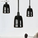 Retro style red ceramic pendant light – kitchen hanging fixture