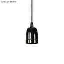 Retro style red ceramic pendant light – kitchen hanging fixture