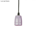 Retro style red ceramic pendant light – kitchen hanging fixture