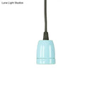 Retro style red ceramic pendant light – kitchen hanging fixture