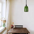 Retro style red ceramic pendant light – kitchen hanging fixture