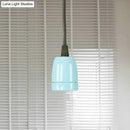 Retro style red ceramic pendant light – kitchen hanging fixture