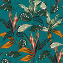 Retro Tropical Forest Wallpaper