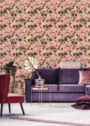 Retro Tropical Pattern Wallpaper