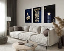 Retro Wall Art Set 3-Piece