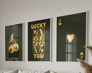 Retro Playing Card Art Set