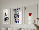 Retro Playing Card Art Set
