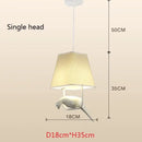 Retro white resin bird cage chandelier dining room dove pendant light