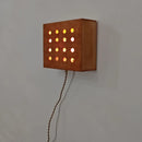 DecorBites™ Cave Box Retro Wall Light: Artistic Master Bedroom Headboard & Living Room Feature.